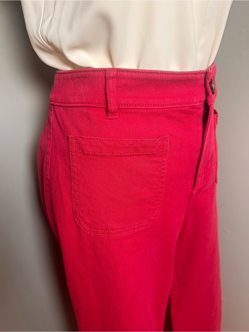 LOFT The Palmer Wide Leg Pants 10P
Petite Pink Red - Picture 6 of 15